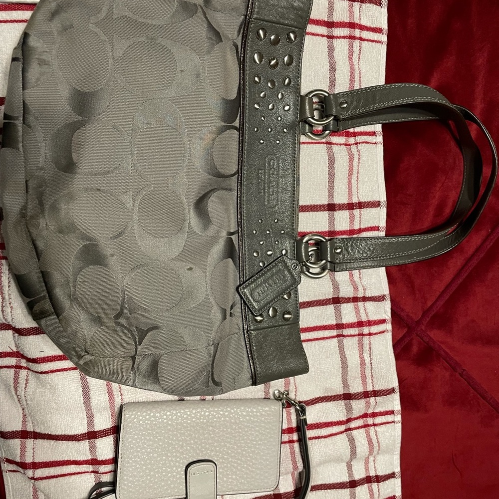 Coach small bag and wallet